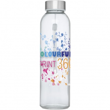 Logo trade promotional item photo of: Bodhi 500 ml glass water bottle