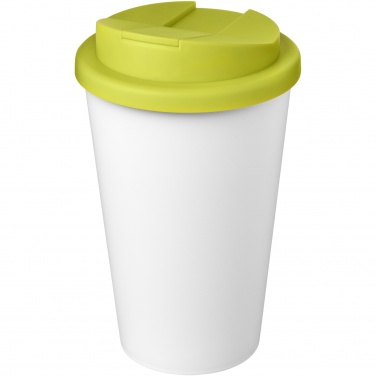 Logo trade corporate gifts image of: Americano® Eco 350 ml recycled tumbler with spill-proof lid