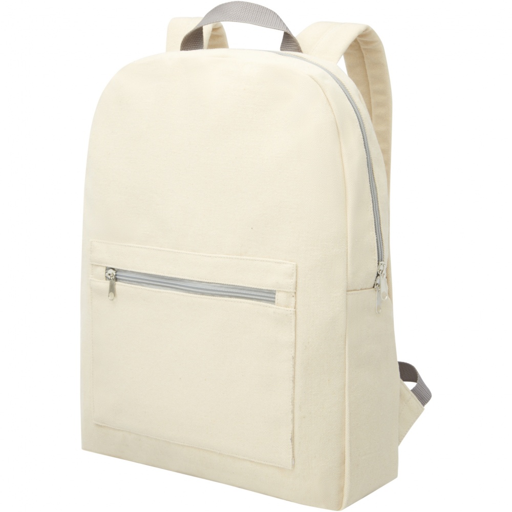Logotrade corporate gift image of: Pheebs 450 g/m² recycled cotton and polyester backpack 10L