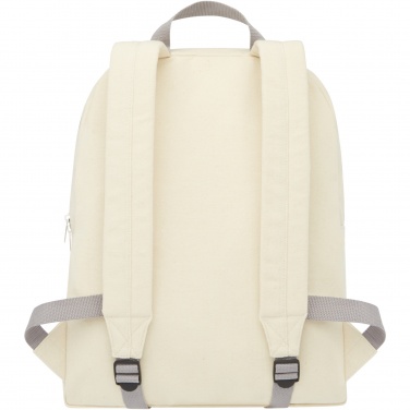 Logotrade advertising product picture of: Pheebs 450 g/m² recycled cotton and polyester backpack 10L