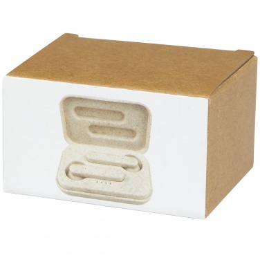 Logo trade advertising products image of: Nantai wheat straw True Wireless earbuds