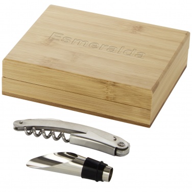 Logo trade business gift photo of: Merlou 2-piece wine set