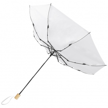 Logotrade promotional product picture of: Birgit 21'' foldable windproof recycled PET umbrella