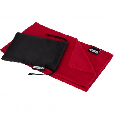 Logo trade business gifts image of: Raquel cooling towel made from recycled PET 80x30 cm