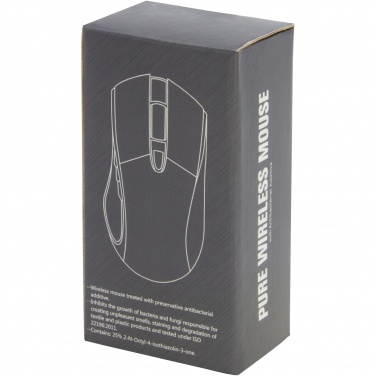 Logo trade corporate gifts picture of: Pure wireless mouse with antibacterial additive