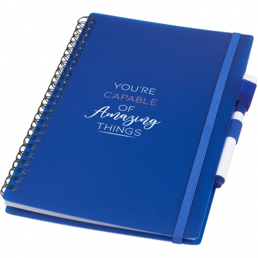 Logo trade promotional items image of: Pebbles reference reusable notebook