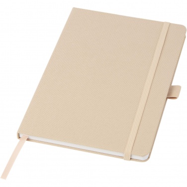 Logo trade promotional product photo of: Honua A5 recycled paper notebook with recycled PET cover