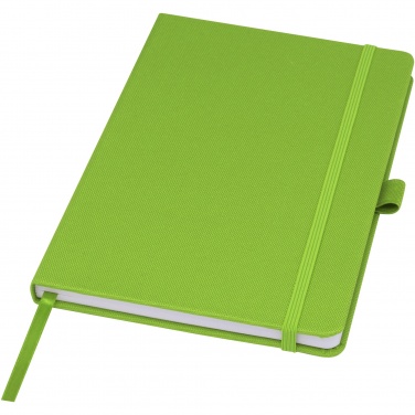 Logo trade promotional product photo of: Honua A5 recycled paper notebook with recycled PET cover