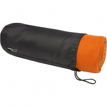Logo trade promotional giveaways picture of: Willow GRS RPET polar fleece blanket