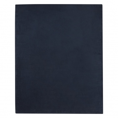 Logo trade corporate gifts image of: Lily GRS certified RPET coral fleece blanket