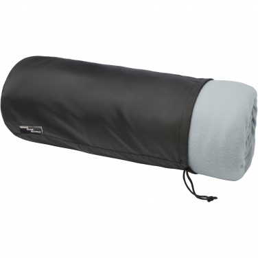 Logo trade promotional item photo of: Marigold GRS certified RPET polar fleece and sherpa blanket