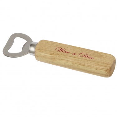 Logotrade promotional gift image of: Brama wooden bottle opener