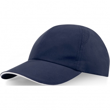 Logo trade advertising products image of: Morion 6 panel GRS recycled cool fit sandwich cap