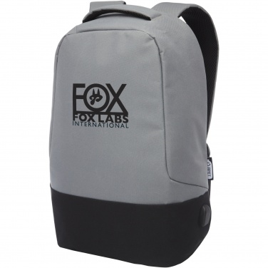 Logo trade promotional giveaway photo of: Cover GRS RPET anti-theft backpack 18L
