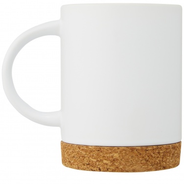 Logo trade business gifts image of: Neiva 425 ml ceramic mug with cork base