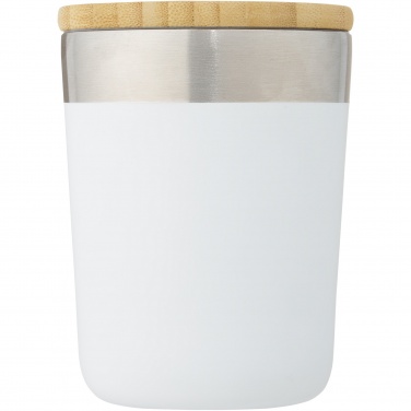 Logotrade corporate gifts photo of: Lagan 300 ml stainless steel tumbler with bamboo lid