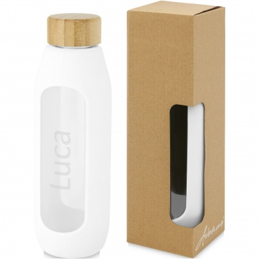 Logotrade advertising product picture of: Tidan 600 ml borosilicate glass bottle with silicone grip