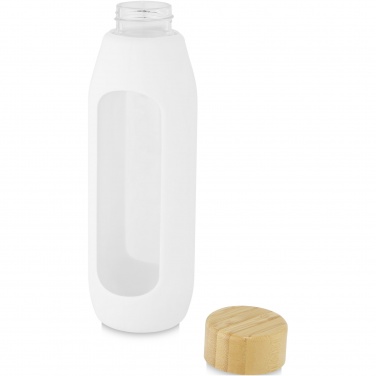 Logotrade promotional items photo of: Tidan 600 ml borosilicate glass bottle with silicone grip