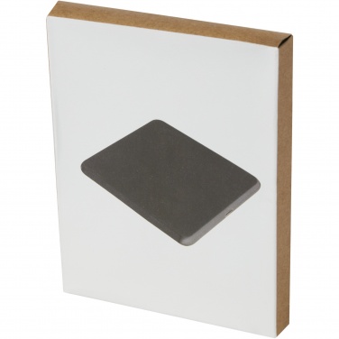 Logo trade promotional merchandise picture of: Loop 10W recycled plastic wireless charging pad