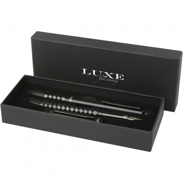 Logo trade promotional items image of: Tactical Dark duo pen gift box