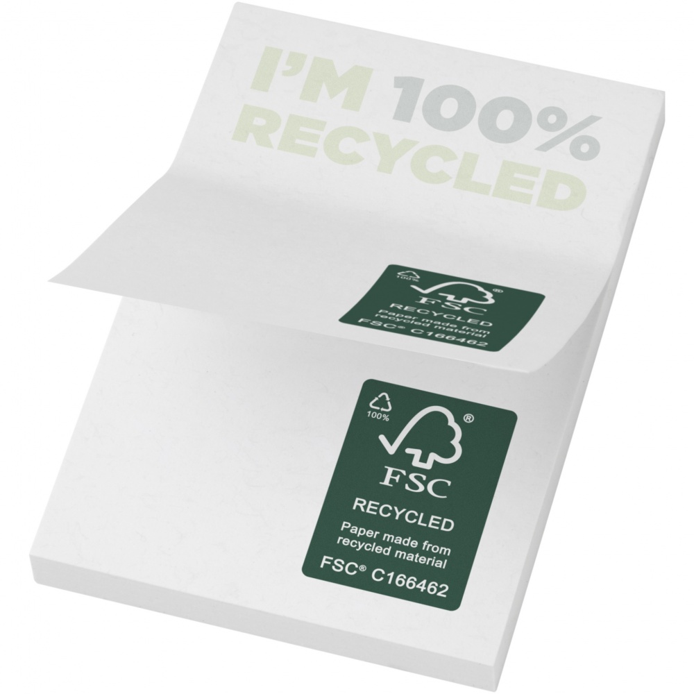 Logotrade promotional items photo of: Sticky-Mate® recycled sticky notes 50 x 75 mm