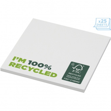 Logo trade promotional products image of: Sticky-Mate® recycled sticky notes 75 x 75 mm