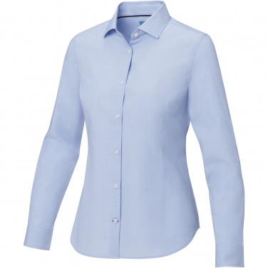 Logo trade business gifts image of: Cuprite long sleeve women's organic shirt