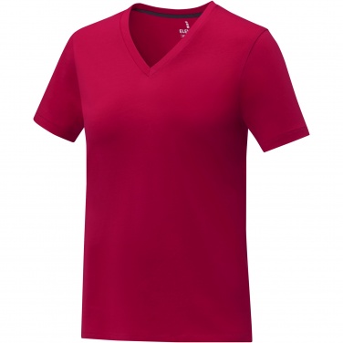 Logotrade promotional gift picture of: Somoto short sleeve women's V-neck t-shirt 