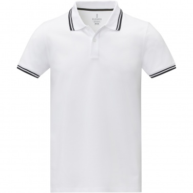 Logo trade promotional giveaways picture of: Amarago short sleeve men's tipping polo