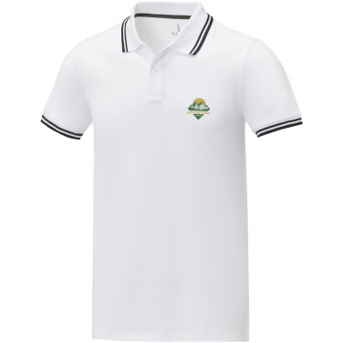 Logotrade promotional item image of: Amarago short sleeve men's tipping polo