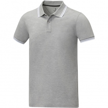 Logotrade promotional item picture of: Amarago short sleeve men's tipping polo