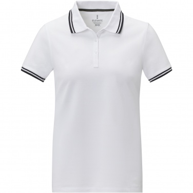 Logotrade promotional merchandise picture of: Amarago short sleeve women's tipping polo