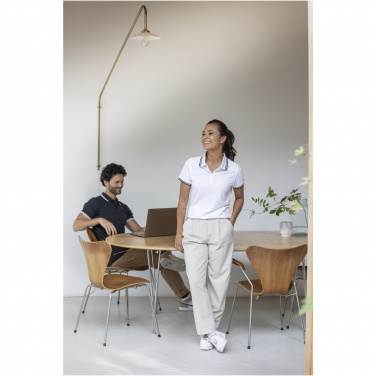 Logo trade promotional giveaway photo of: Amarago short sleeve women's tipping polo