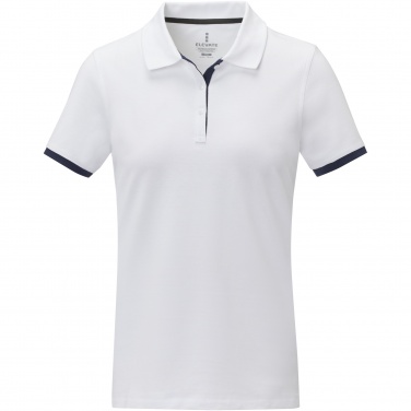 Logotrade promotional giveaway image of: Morgan short sleeve women's duotone polo