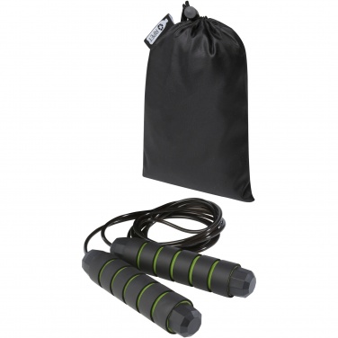 Logo trade promotional product photo of: Austin soft skipping rope in recycled PET pouch