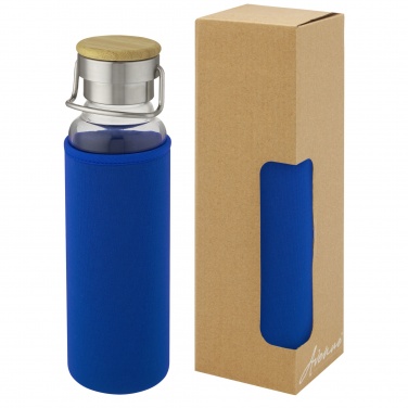 Logotrade promotional item image of: Thor 660 ml glass bottle with neoprene sleeve