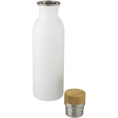 Logo trade business gifts image of: Kalix 650 ml stainless steel water bottle