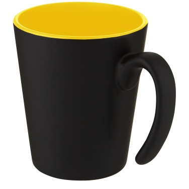 Logo trade corporate gifts picture of: Oli 360 ml ceramic mug with handle