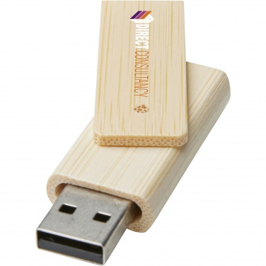 Logotrade promotional item image of: Rotate 16GB bamboo USB flash drive