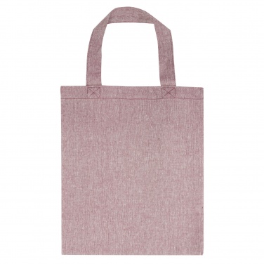 Logo trade promotional giveaways image of: Pheebs 150 g/m² recycled gusset tote bag 13L