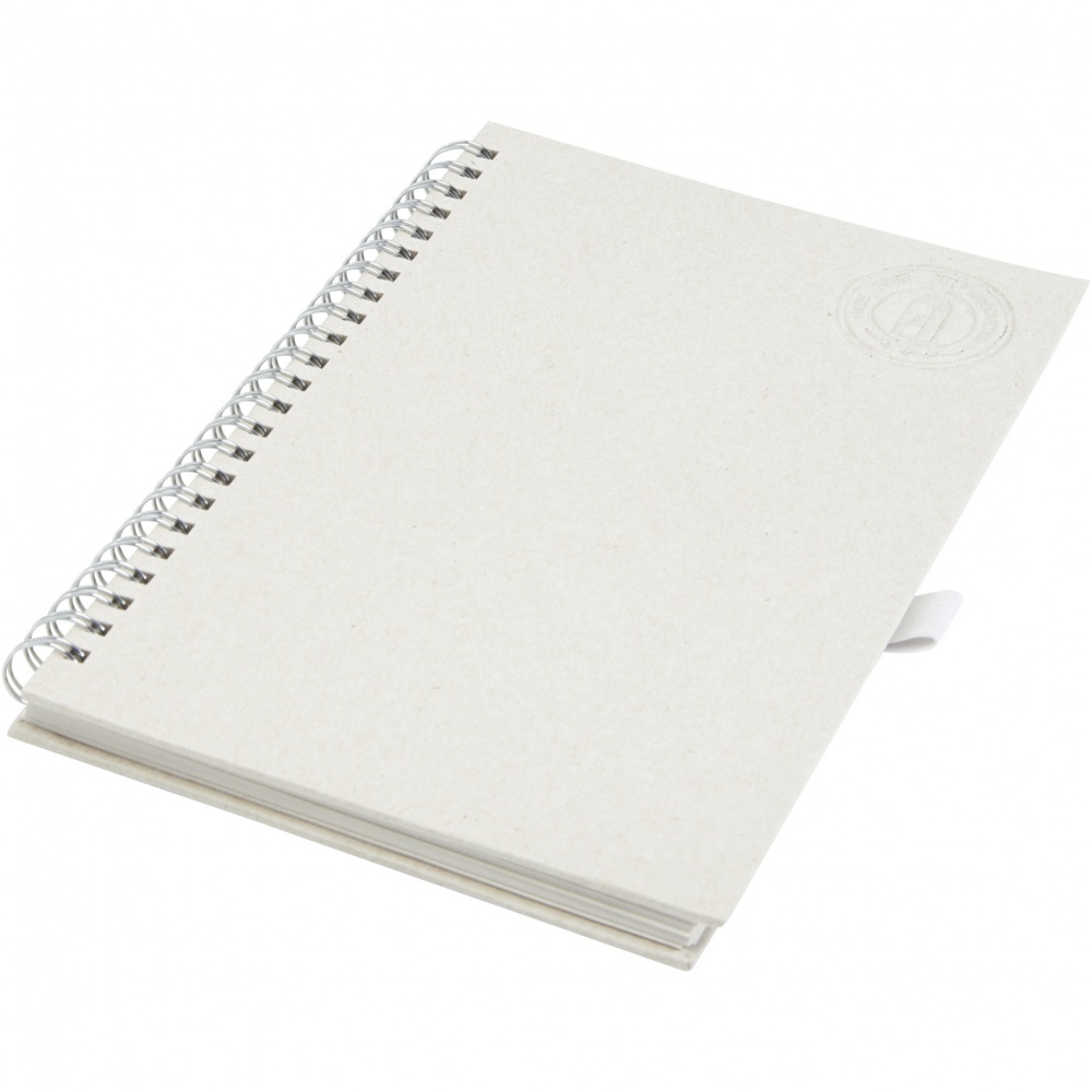 Logotrade promotional merchandise image of: Dairy Dream A5 size reference recycled milk cartons spiral notebook
