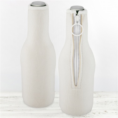 Logo trade corporate gift photo of: Fris recycled neoprene bottle sleeve holder