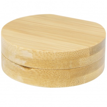 Logo trade corporate gifts image of: Afrodit bamboo pocket mirror