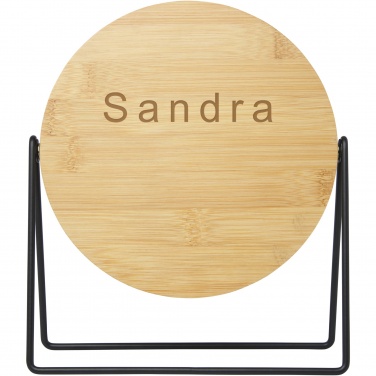 Logo trade promotional gift photo of: Hyrra bamboo standing mirror