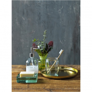 Logotrade promotional merchandise picture of: Jabony 3-piece recycled glass bathroom set