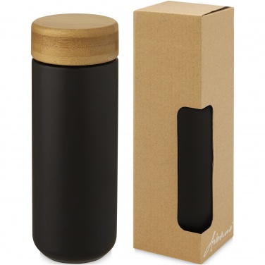 Logo trade promotional merchandise image of: Lumi 300 ml ceramic tumbler with bamboo lid