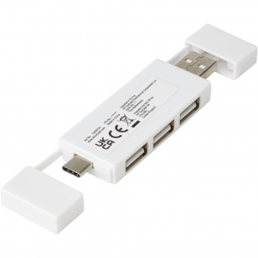 Logo trade promotional merchandise picture of: Mulan dual USB 2.0 hub