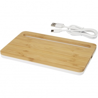 Logotrade promotional product picture of: Medake 10W bamboo wireless charger