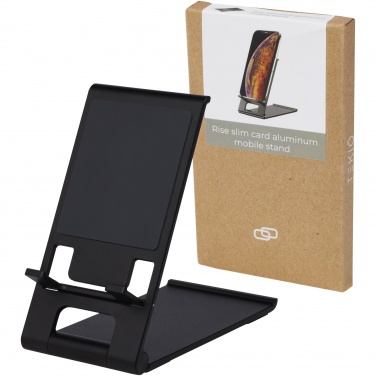 Logo trade corporate gifts image of: Rise slim aluminium phone stand