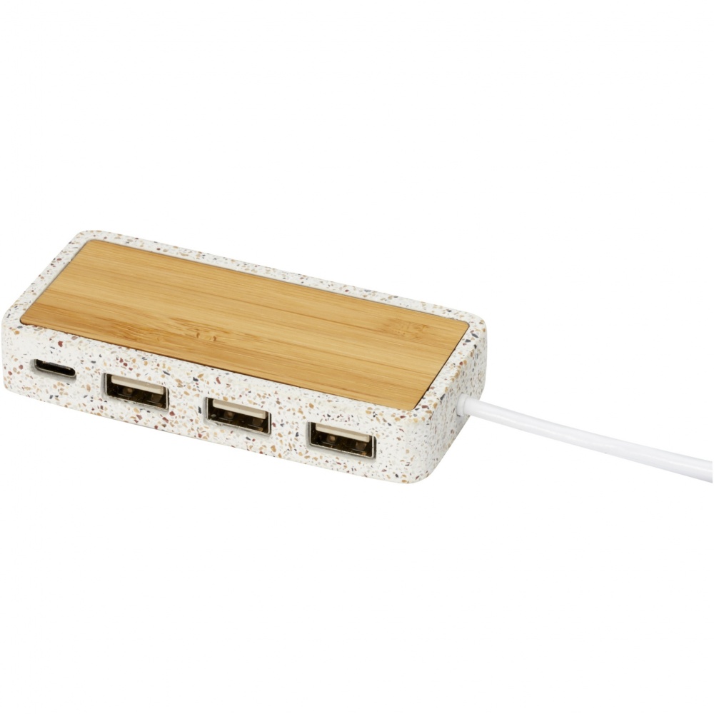 Logo trade promotional merchandise image of: Terrazzo USB 2.0 hub